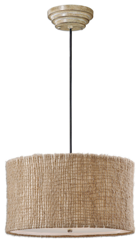Uttermost Burleson 3-Light Drum Pendant