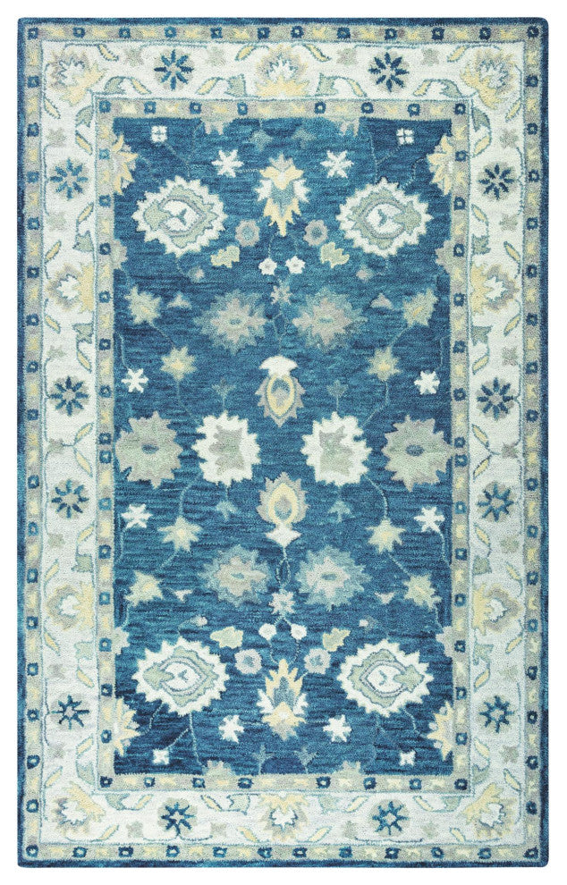 Rizzy Home LO9993 Leone Area Rug 5'x8' Blue