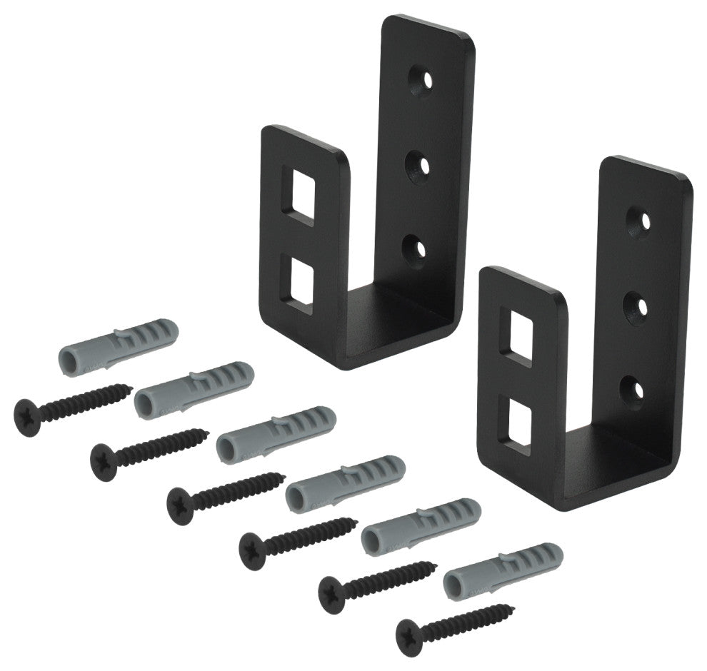 HardwareX Supply Door Barricade Brackets, 2 Pack