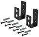 HardwareX Supply Door Barricade Brackets, 2 Pack