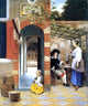 Pieter De Hooch Figures Drinking in a Courtyard Wall Decal