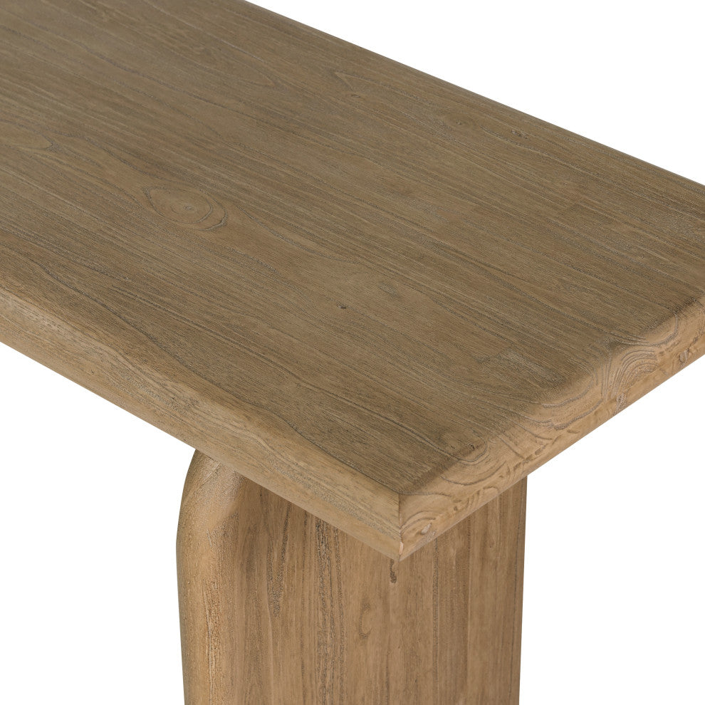 Sorrento Console Table-Aged Drift Mindi