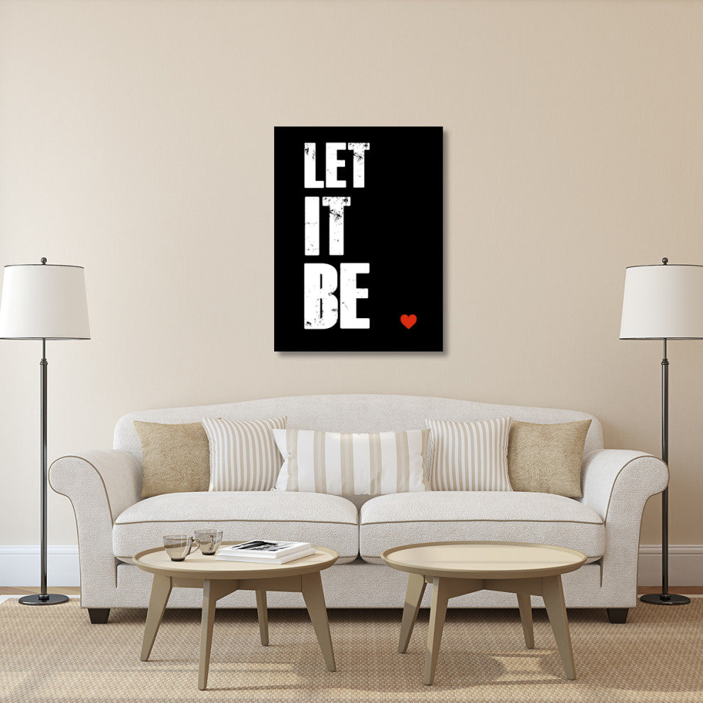 "Let It Be" Poster Fine Art Print
