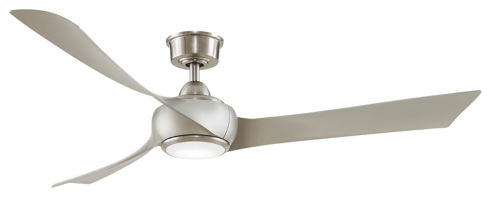 Fanimation Wrap Custom Ceiling Fan Brushed Nickel with LED Light, 60"