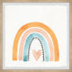 "Heart of a Rainbow" Framed Painting Print, 32x32