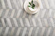 Hand Stitched Authentic Cowhide Hand Woven Viscose Dorado Grey Ivory Area Rug, 5