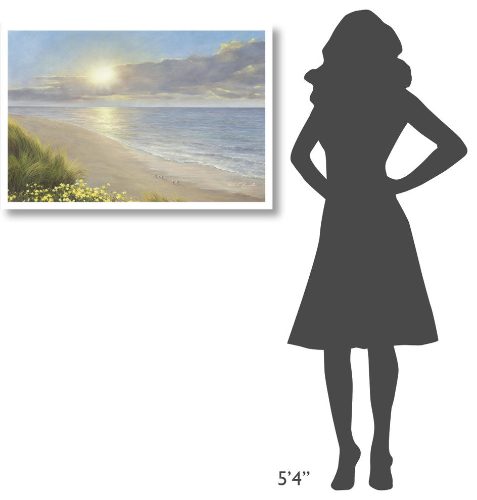"Beach Serenity" Digital Paper Print by Diane Romanello, 38"x26"