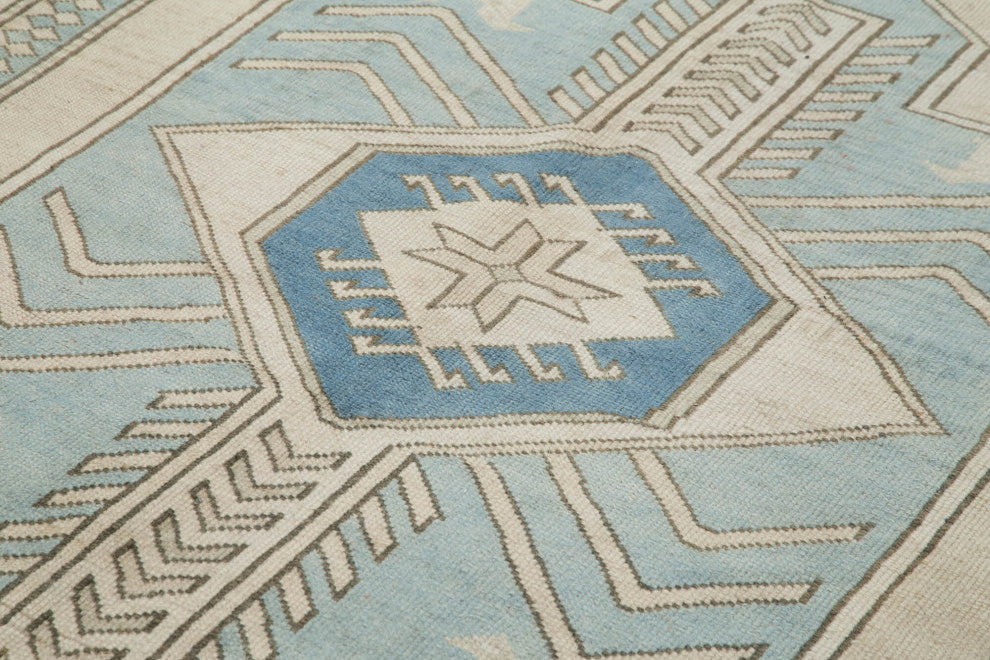 Rug N Carpet - Handwoven Oriental 7' 3" x 10' 4" One-of-a-Kind Oushak Area Rug