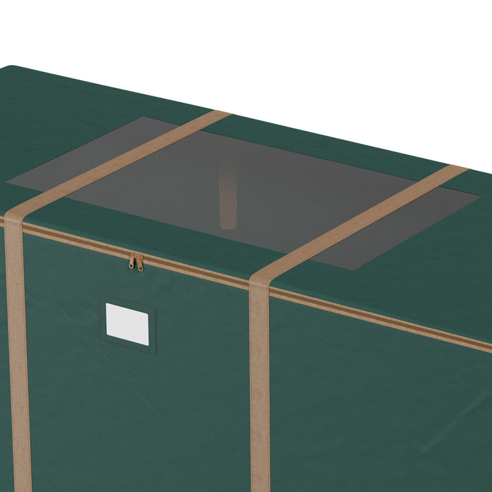 Christmas Tree Storage Tote With Wheels Rolling Holiday Container for 9' Tree