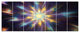 Shining Multi Color Exotic Flower, Floral Canvas Art Print, 83"x32", 7 Panels
