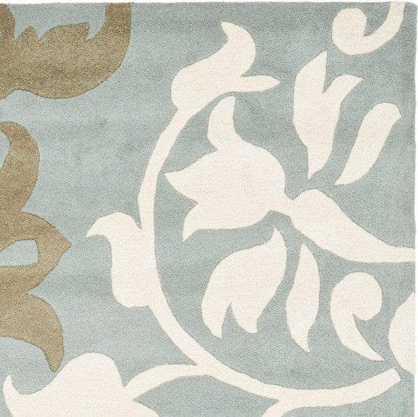 Safavieh Soho Soh760B Floral Rug, Blue/Multi, 5'0"x8'0"