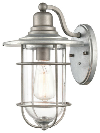 Millennium 2921-GA One Light Outdoor Wall Bracket, Galvanized Finish