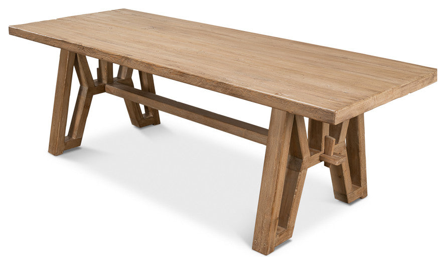 Industrial Reclaimed Wood Farm Table