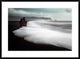 "The Black Beach" Framed Digital Print by Liloni Luca, 38"x28"