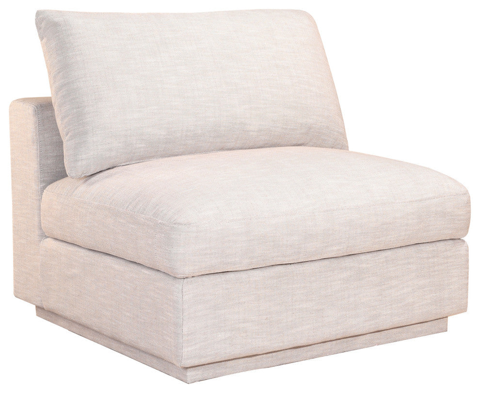 First of A Kind Justin Slipper Chair Taupe