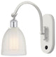INNOVATIONS 518-1W-WPC-G441-LED 1-Light Sconce White and Polished Chrome