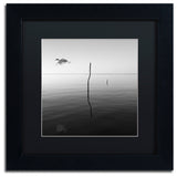 "Fly" Matted Framed Canvas Art by Moises Levy