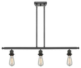 INNOVATIONS LIGHTING 516-3I-OB-LED Bare Bulb 3 Light Island Light