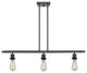 INNOVATIONS LIGHTING 516-3I-OB-LED Bare Bulb 3 Light Island Light