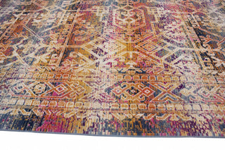 Noori Rug Low-Pile Jerald Blue/Pink Rug