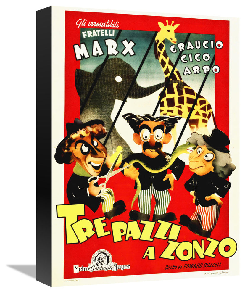Marx Brothers, Italian, At The Circus 01, 11x16