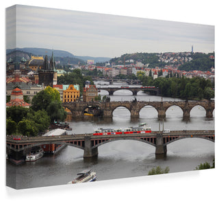 "Prague 1" by Chris Bliss, Canvas Art, 22"x32"