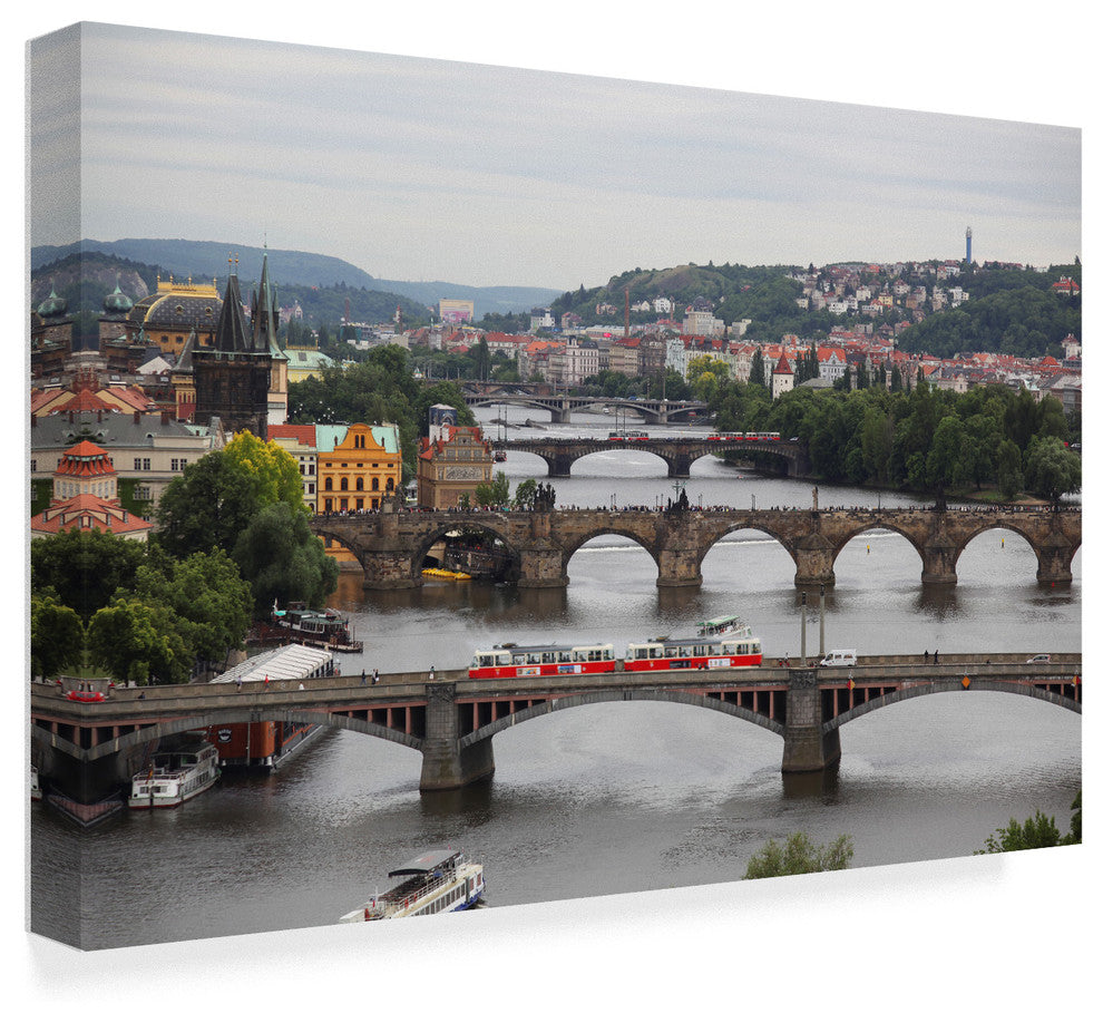"Prague 1" by Chris Bliss, Canvas Art, 22"x32"