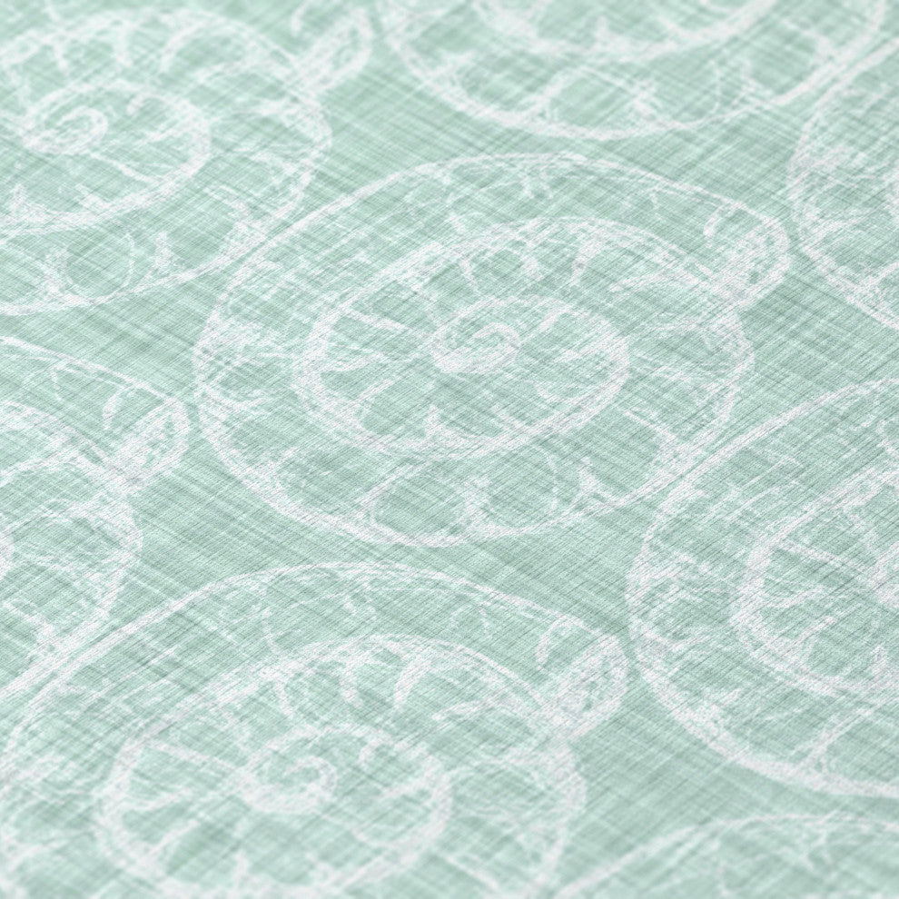 Indoor/Outdoor Seabreeze SZ11 Sage Machine Washable 9' x 12' Rug