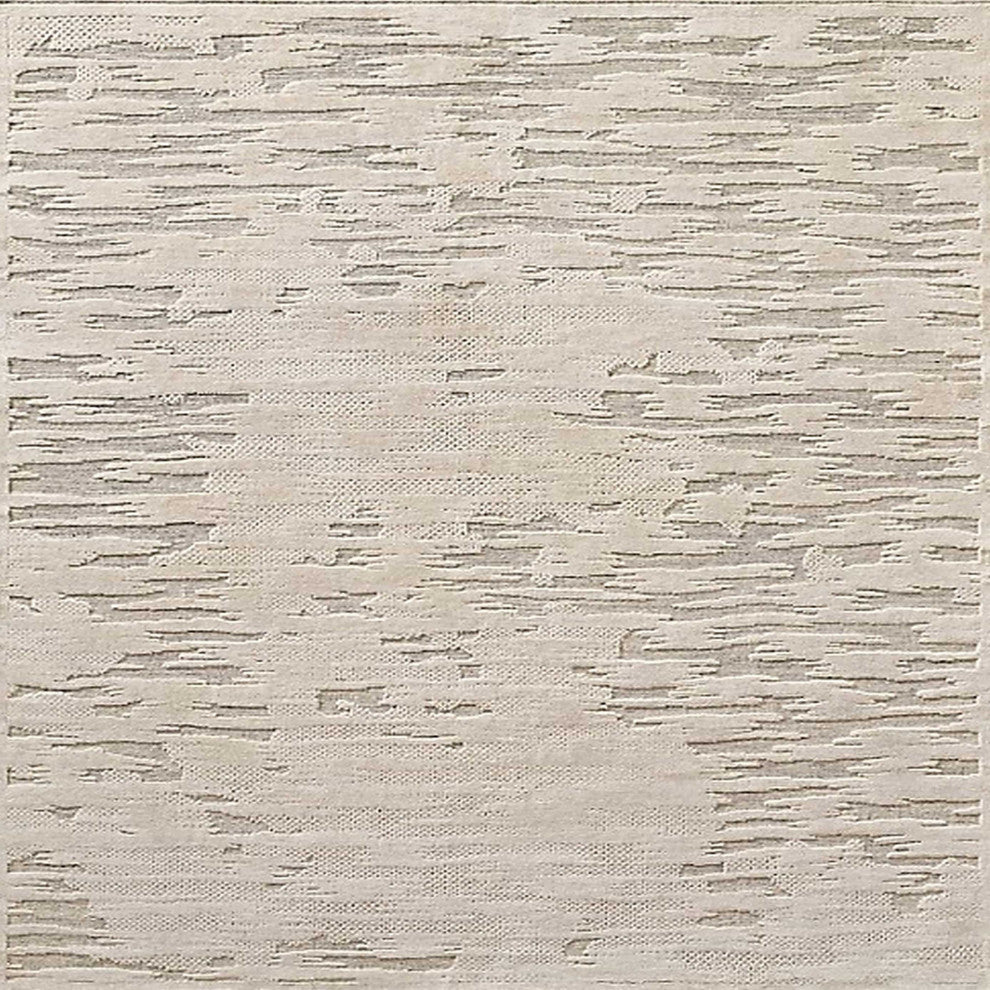 Ahgly Company Indoor Square Mid-Century Modern Area Rugs, 5' Square