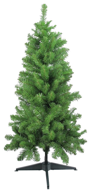 4'x25" Traditional Noble Fir Medium Artificial Christmas Tree, Unlit