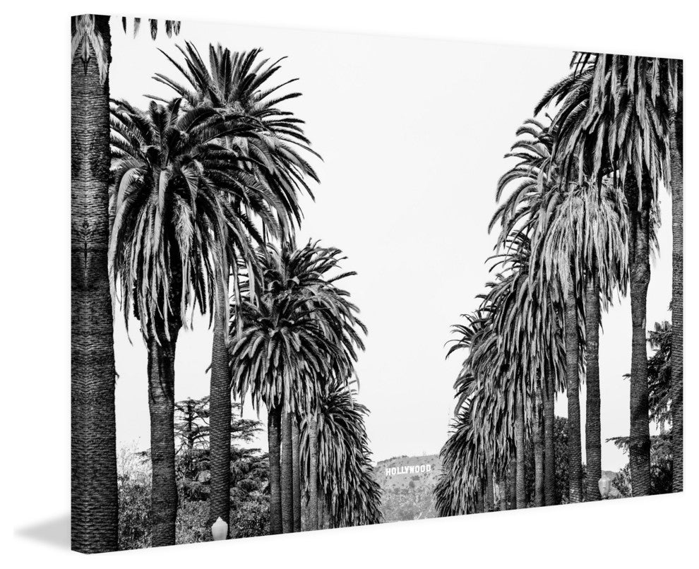"Hollywood in Sight" Painting Print on Wrapped Canvas