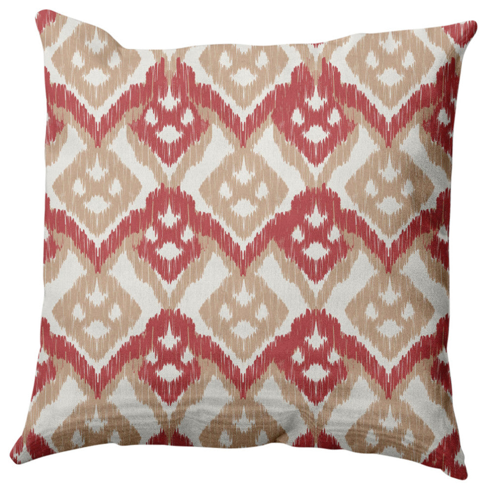 Hipster Decorative Throw Pillow, Ligonberry Red, 20"x20"