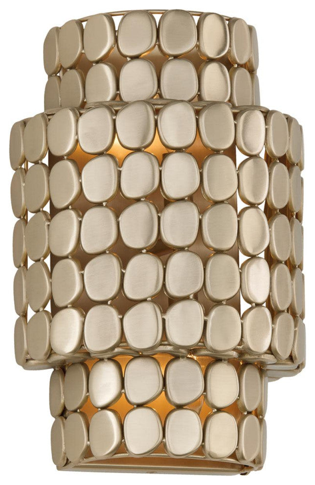 Capital Lighting 654121 Eliana 2 Light 14" Tall Wall Sconce - Champagne Brass