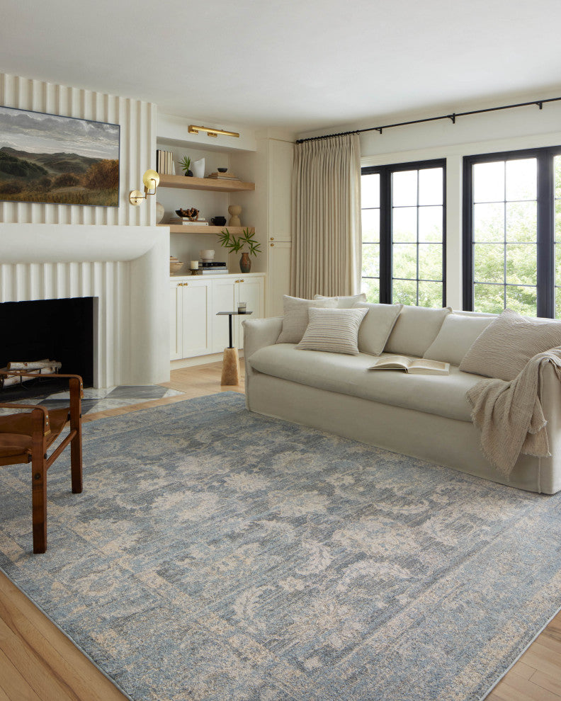 Loloi II Odette Sky / Beige 5''-3" x 7''-9" Area Rug