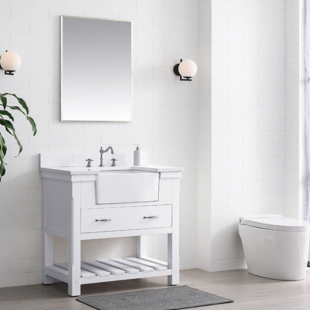 Wesley 36" Bathroom Vanity, White