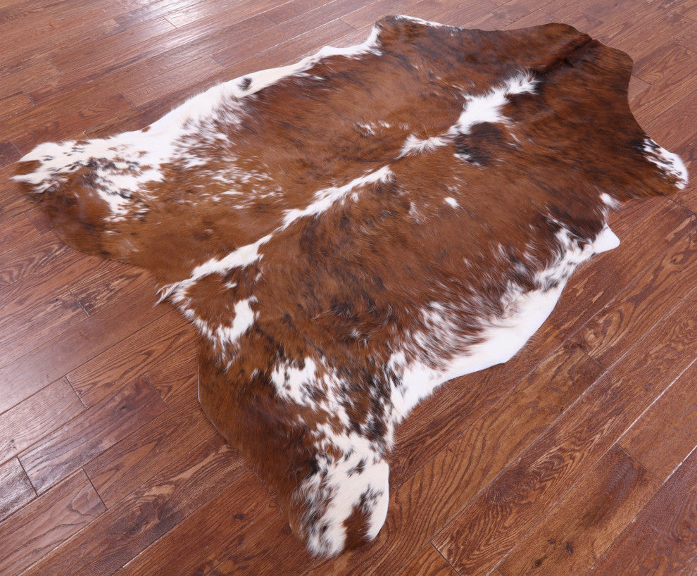 Organic Natural Hair-On Cowhide Area Rug 7' 1" X 5' 8" C1641