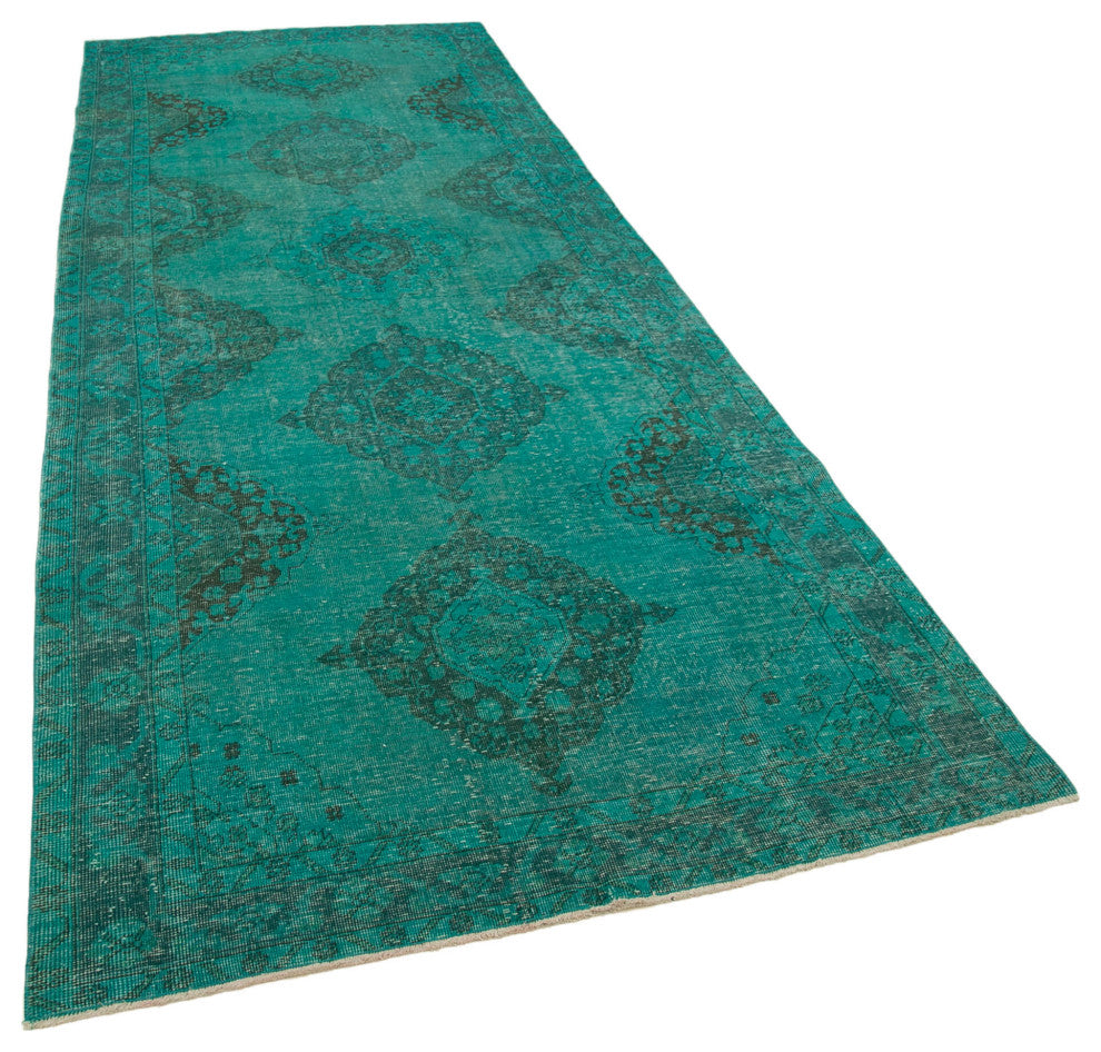 Rug N Carpet - Handmade Oriental 4' 8" x 12' 6" One-of-a-Kind Runner Rug