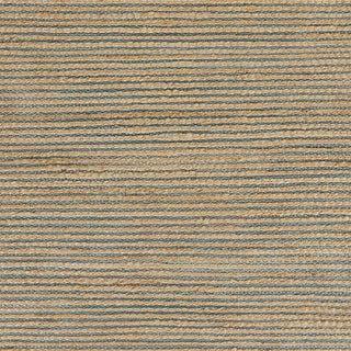 Classic Blue Undertoned Organic Jute Area Rug, 7'9"x9'9"