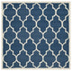 Safavieh Cambridge CAM134G 6' Square Navy Rug