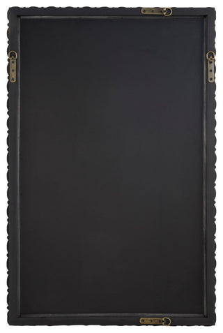 Galey Alix x Livabliss Karling Blair GAKB-1000 Accent Mirror, Antiqued Black, 37"h X 24"w X 2"d