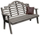 Cedar Marlboro Bench, Gray Stain, 6 Foot