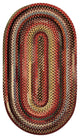 Capel Eaton Multicolor 0442_900 Braided Rugs - 4' X 6' Oval