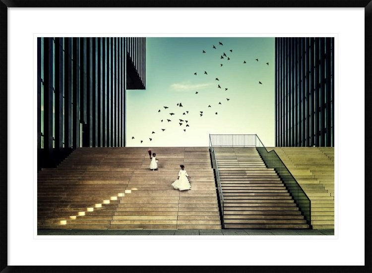 "Free Like A Bird" Framed Digital Print by Dennis Mohrmann, 38"x28"