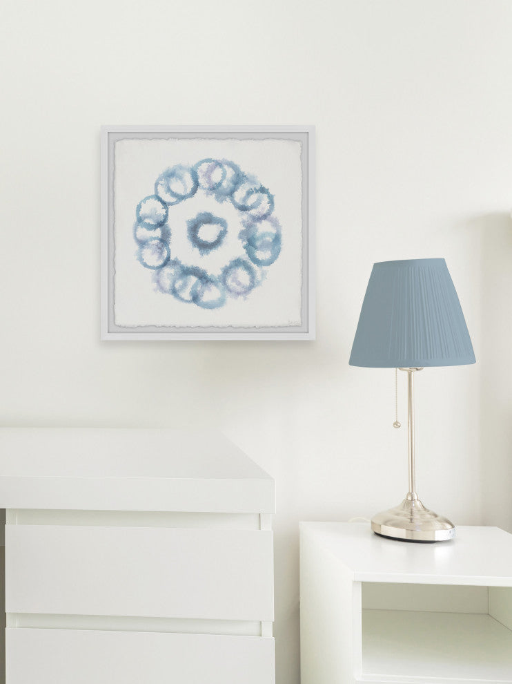 "Circle Beneath Circle" Framed Painting Print, 32"x32"