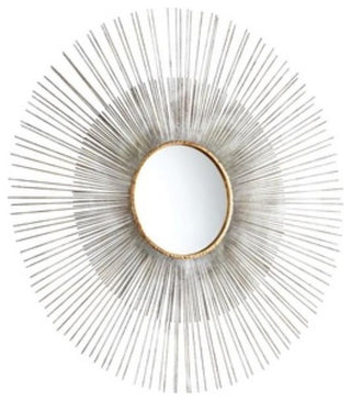 Cyan Design Large Pixley Mirror, Antiqued Silver Leaf