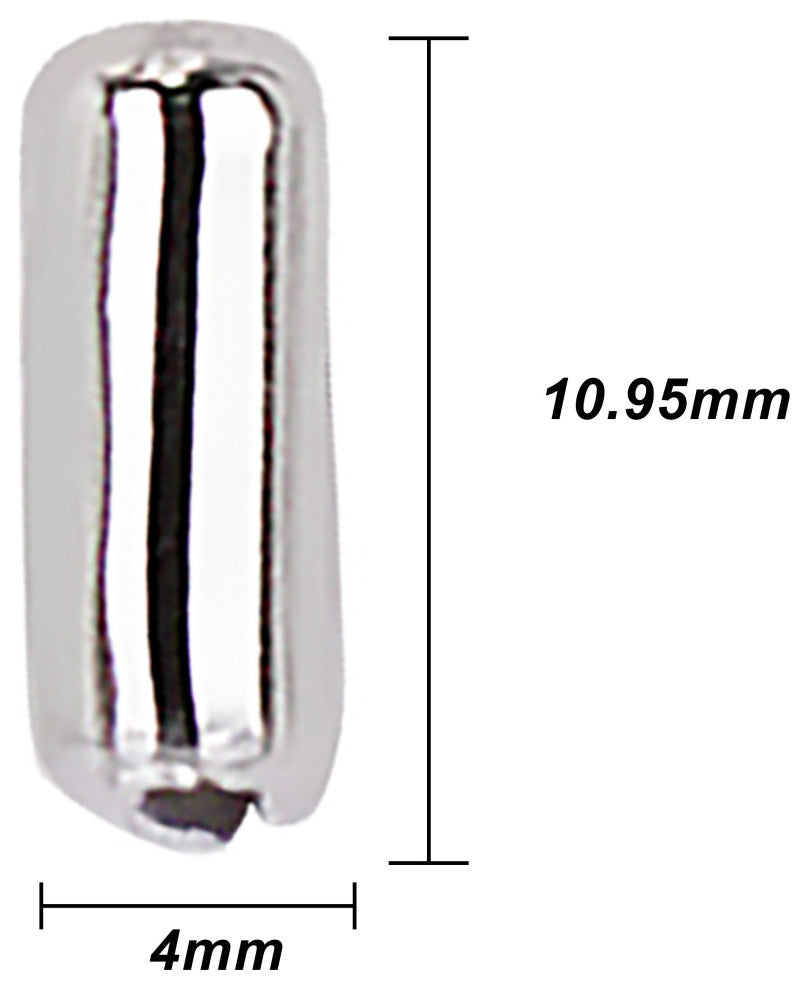 Aspen Creative 21316-26 Beaded Chain Connectors Plated in Polished Chrome 6 Pack