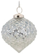 Textured Mercury Glass Ornament, 6-Piece Set