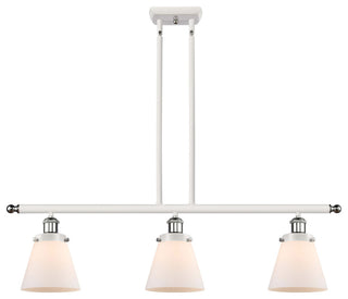 Innovations 916-3I-WPC-G61 3-Light Island Light, White, Polished Chrome