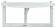 Safavieh Owens Balcony Hanging Half Table Gray Wash