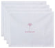 18"x14" Make A Wish, Word Print Placemat, Pink, Set of 4